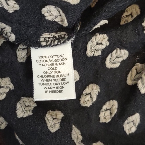 Anchor Collarless Softened Shirt - Fresh Navy - Picture 5 of 7